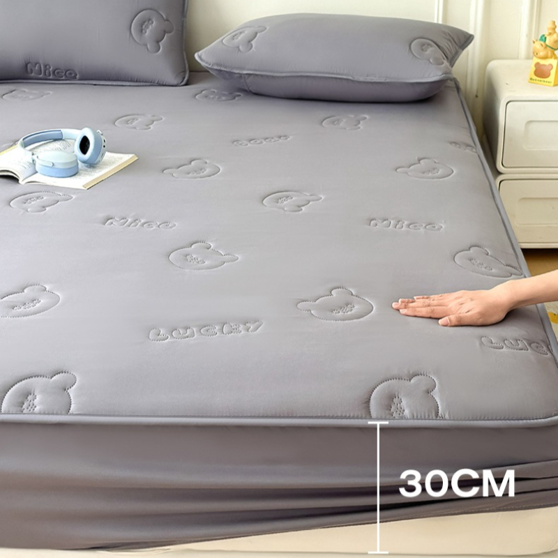 Ultrasonic Quilted Queen Fitte - Waterproof Mattress Protector Breathable recension och pris