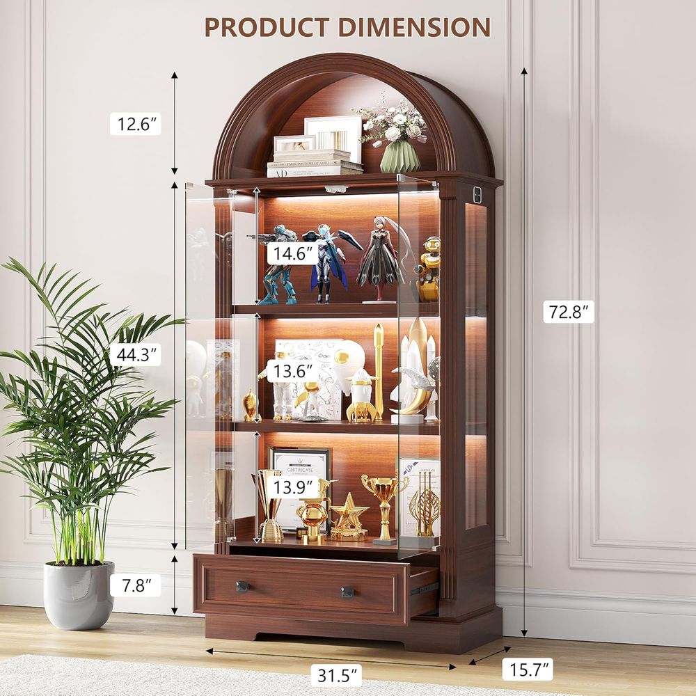 Curio Cabinet with Glass Do& L - Lighting recension och pris