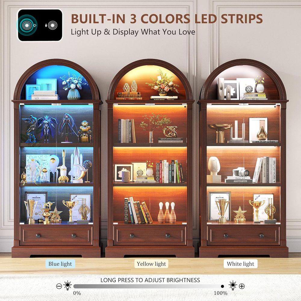 Curio Cabinet with Glass Do& L - Lighting recension och pris