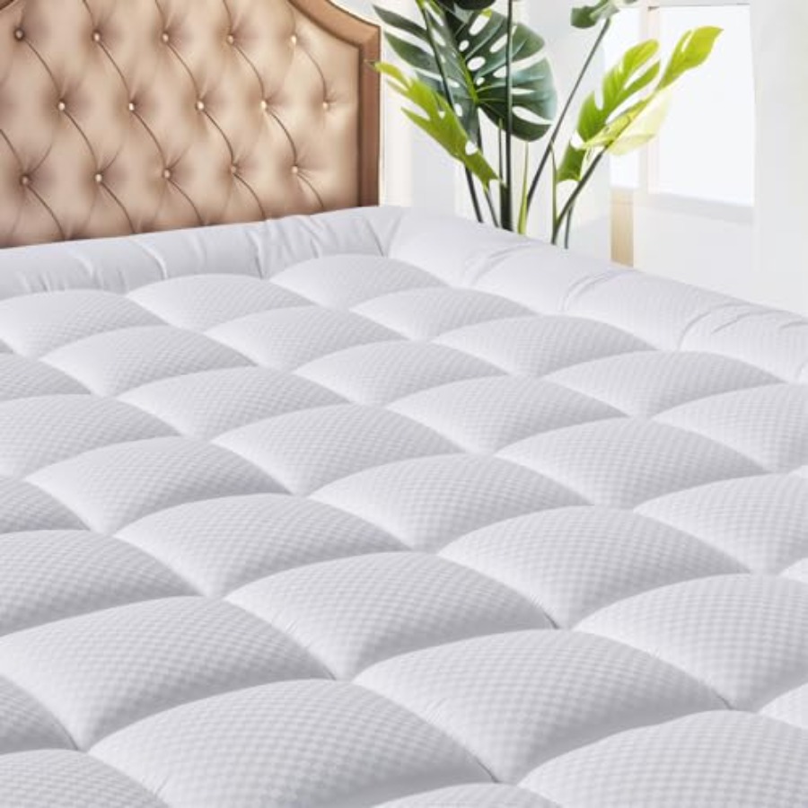 Size Mattress Pad - Cooling Br - Waterproof Mattress Protector Breathable recension och pris