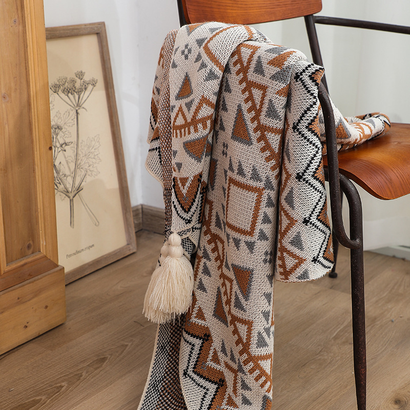 Boho Southwestern Fringed Thro - Boho Throw Blanket Fringe recension och pris