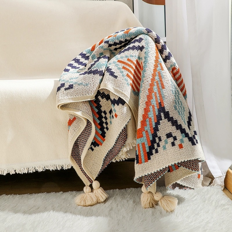 Boho Southwestern Fringed Thro - Boho Throw Blanket Fringe recension och pris