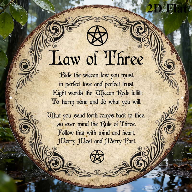 CIFBUY Vintage Wicca Triple Go - Home Decor recension och pris