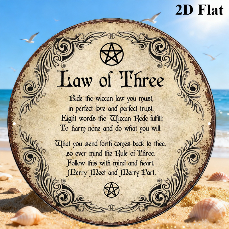 CIFBUY Vintage Wicca Triple Go - Home Decor recension och pris