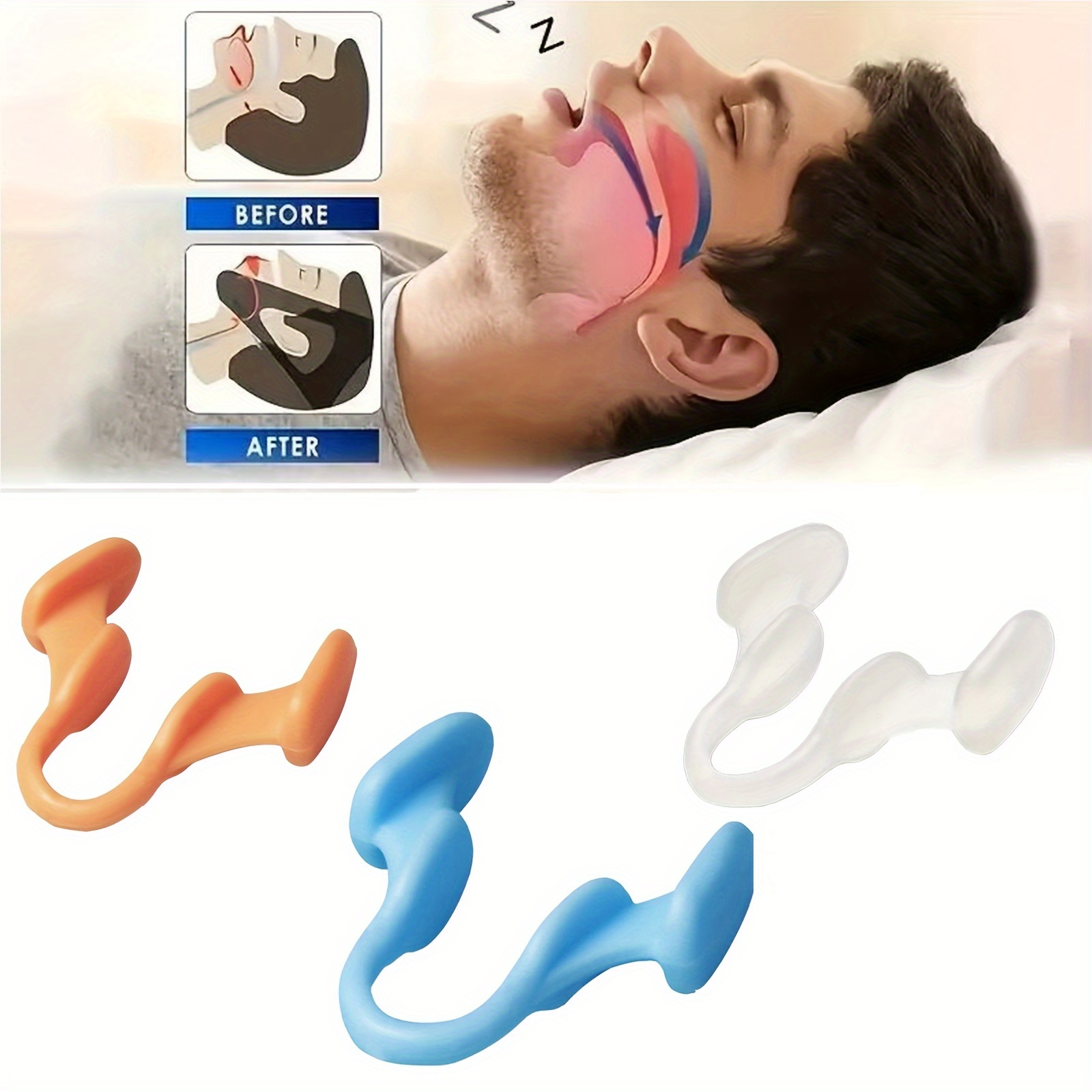 2-10pcs Silicone Sleep Aid Nos - Anti Snore Contour Pillow recension och pris